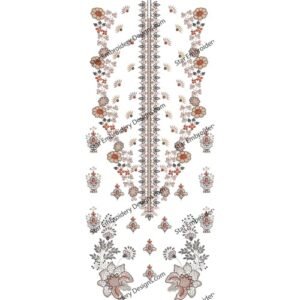 Neck Floral Embroidery SED560-24