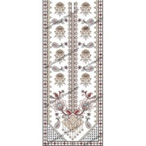 Neckline Embroidery Design NED567-24