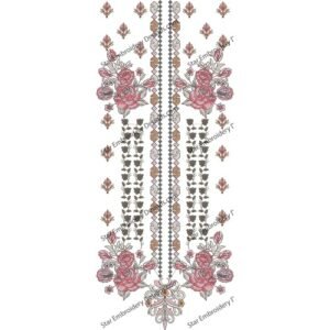 Neck Floral Embroidery NED570-24