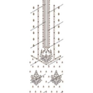 Neck Embroidery Design NED578-24