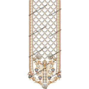 Neck Embroidery Design NED599-24
