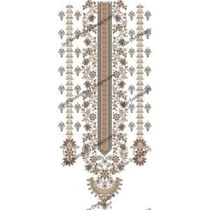 Neck Embroidery Design NED606-24