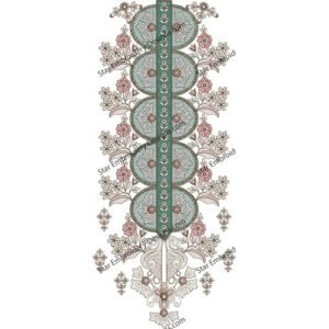 Neck Embroidery Design   NED611-24