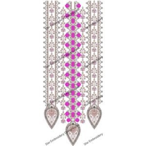 Neck Gala Embroidery NED612-24