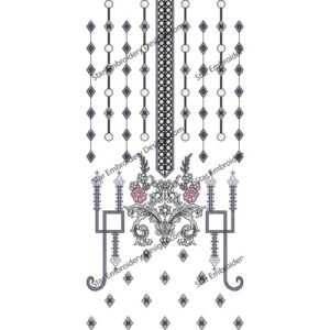 Neck Floral Embroidery NED626-24