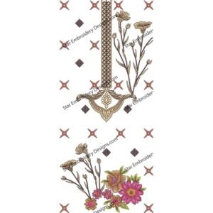 Neck Embroidery Design NED639-24