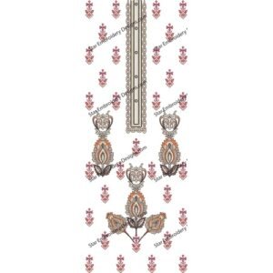 Neck Embroidery Design  NED641-24