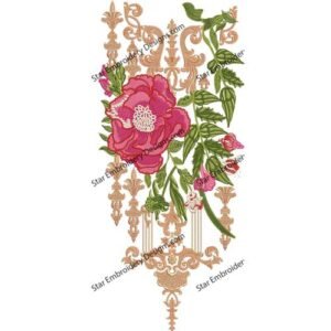 Neck Floral Embroidery NED649-24