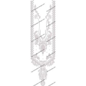 Neckline Embroidery Design NED671-24