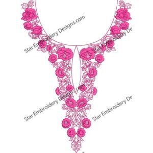 Neck Flower Design NED678-24