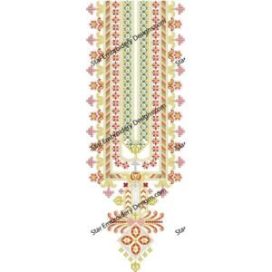 Neck Floral Embroidery NED686-24