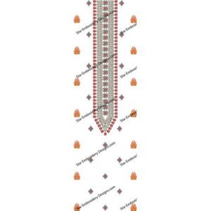 Neck Embroidery Design  NED687-24