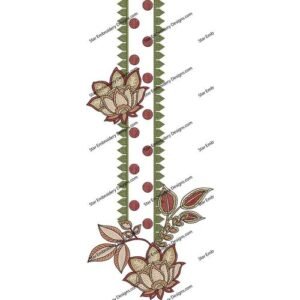Neck Floral Embroidery NED691-24