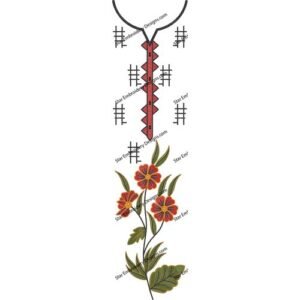 Neck Floral Embroidery NED693-24