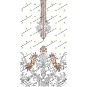 Neck Embroidery Design    NED721-24