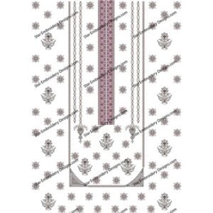 Neck Floral Embroidery NED727-24