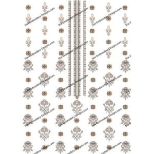 Neck Floral Embroidery NED735-24