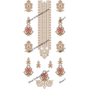 Neck Design Embroidry NED1003-24