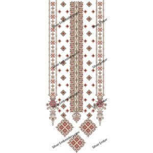 Neck Embroidery Machine Design NED1007-24