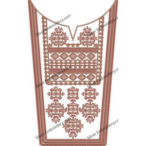 Neck Embroidry Design NED1033-24