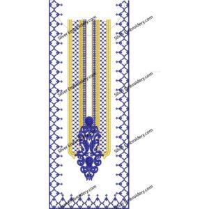 Flower Neck Embroidery NED1039-24