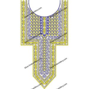 Neck Embroidery Design NED1042-24