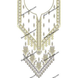 Neck Embroidery Design NED1048-24