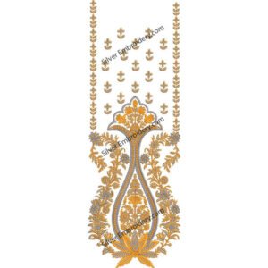 Neck Embroidery Design NED1053-24