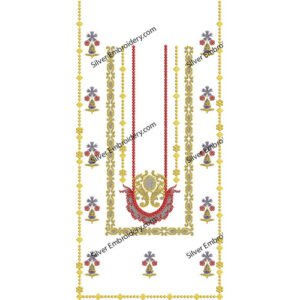 Flower Neck Embroidery NED1055-24