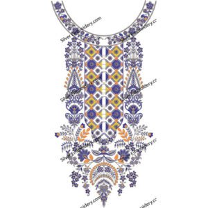 Beautiful Neck Embroidery NED1058-24