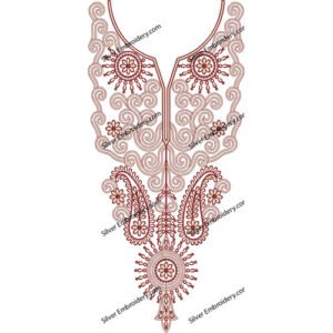 Neck Embroidery Design NED1063-24
