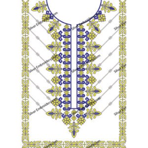 Neck Embroidery Pattern NED1065-24