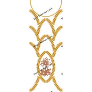 Neck Embroidery Design NED1067-24