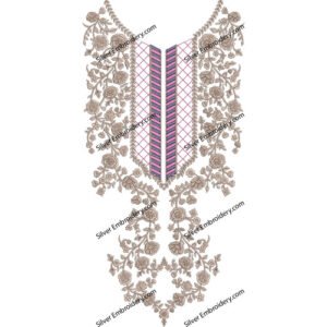 Neck Embroidery Pattern NED1082-24