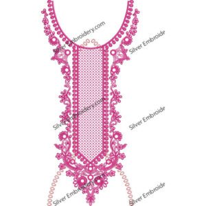 Neck Embroidery Design NED1083-24