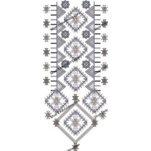 Neck Embroidery Design NED1093-24