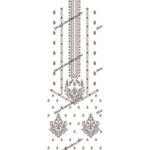 Neck Embroidery Pattern NED1111-24