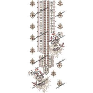 Neck Embroidery Design NED1119-24