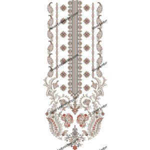 Neck Embroidery Pattern NED1126-24