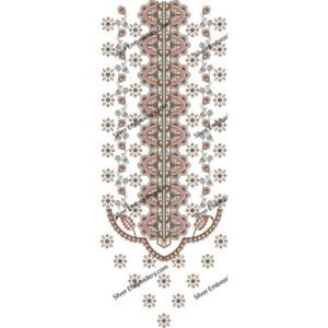 Neck Embroidery Machine Design NED948-24
