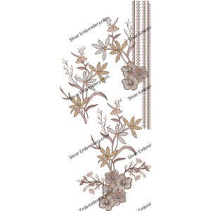 Neck Embroidery Machine Design NED955-24
