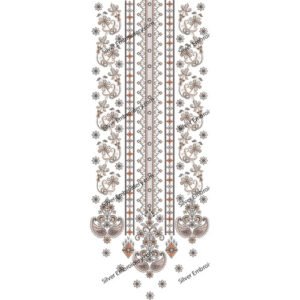 Embroidery Neck Design NED962-24