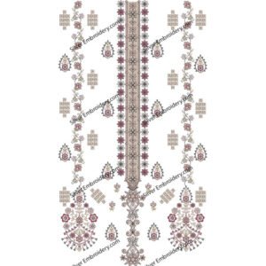 Neck Embroidry Design NED966-24