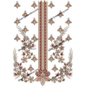 Embroidery Neck Design NED968-24
