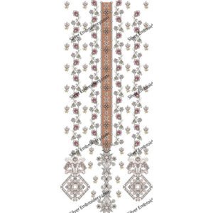 Neck Embroidry Pattren NED969-24