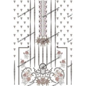Neck Embroidery Machine Design NED971-24