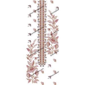 Neck Embroidery Machine Design NED977-24