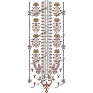 Neck Embroidry Design NED980-24