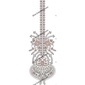 Embroidery Neck Design NED989-24