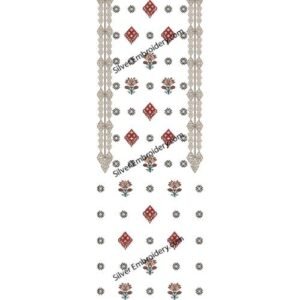Neck Embroidry Design NED1139-24